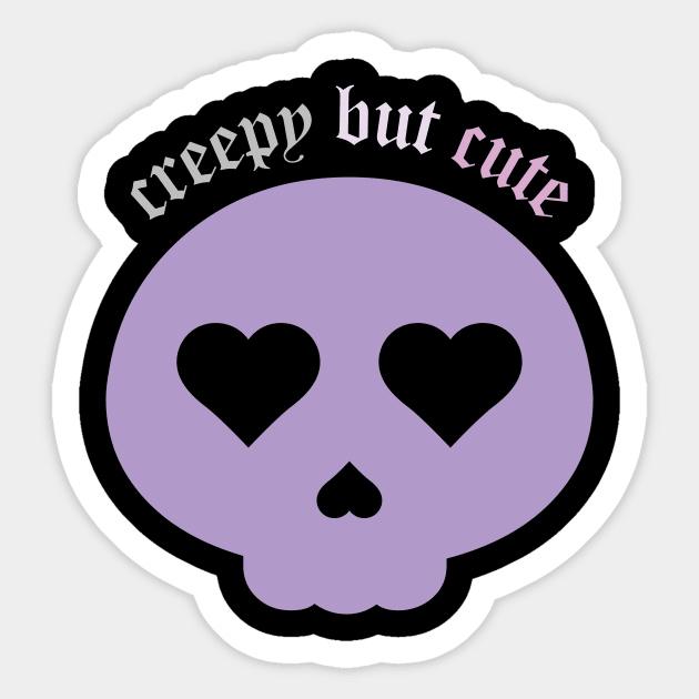 Pastel Goth Creepy Cute Sticker by SeaGreen